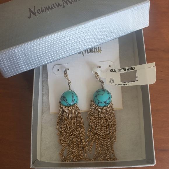 NWT Neiman Marcus earrings, antique jewelry - Picture 4 of 5